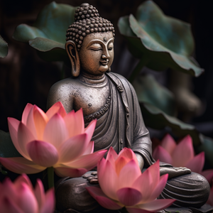 Boeddha met Lotus