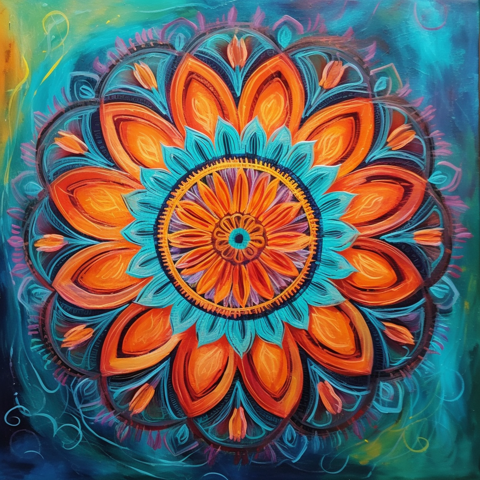 Kleurrijke Mandala