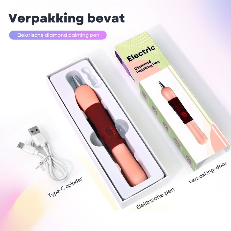 Elektrische Diamond Painting Pen – Extra Stil & Ergonomisch