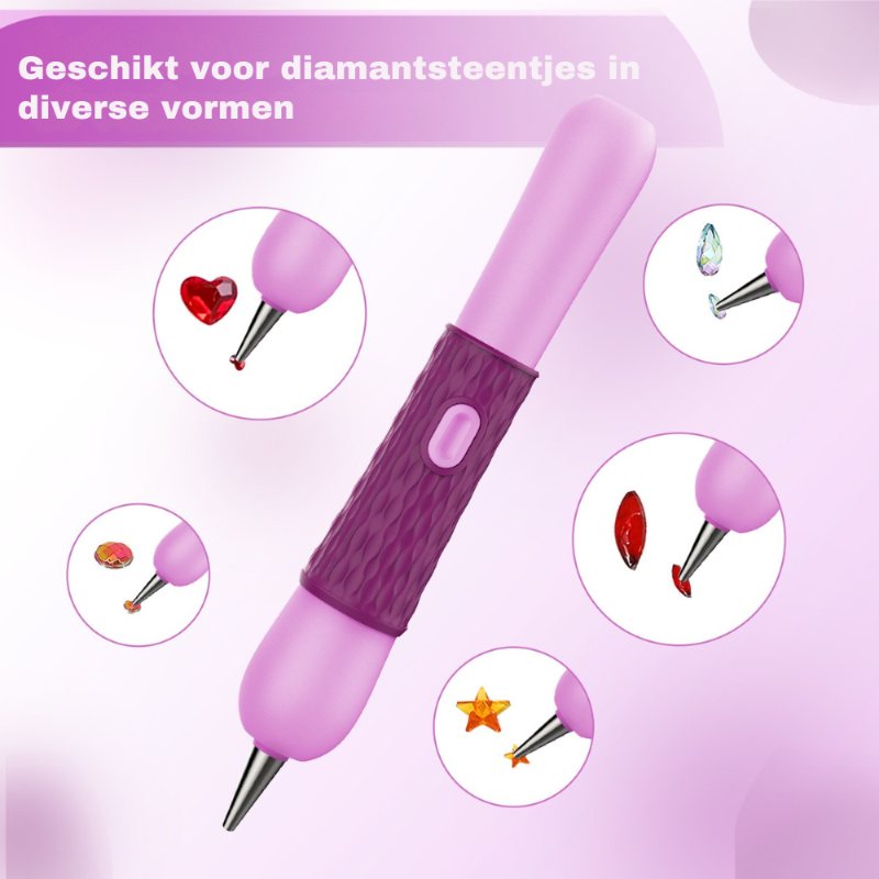 Elektrische Diamond Painting Pen – Extra Stil & Ergonomisch