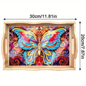 Diamond Painting Dienblad - Vlinder