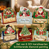 Parel Diamond Painting Kerstkaarten - Kerst Set