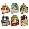 Parel Diamond Painting Kerstkaarten - Winter Vuurtoren Set