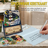 Parel Diamond Painting Kerstkaarten - Winter Vuurtoren Set