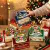 Parel Diamond Painting Kerstkaarten - Winter Vuurtoren Set