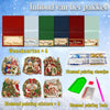 Parel Diamond Painting Kerstkaarten - Kerst Geliefden Set