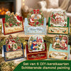 Parel Diamond Painting Kerstkaarten - Kerst Geliefden Set