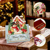 Parel Diamond Painting Kerstkaarten - Sneeuwpop Set