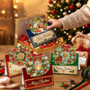 Parel Diamond Painting Kerstkaarten - Kerstkransen Set