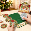 Parel Diamond Painting Kerstkaarten - Kerstkransen Set