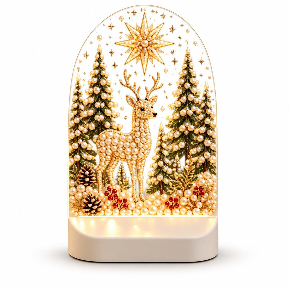 Diamond Painting Nachtlamp - Hert onder de Sterren