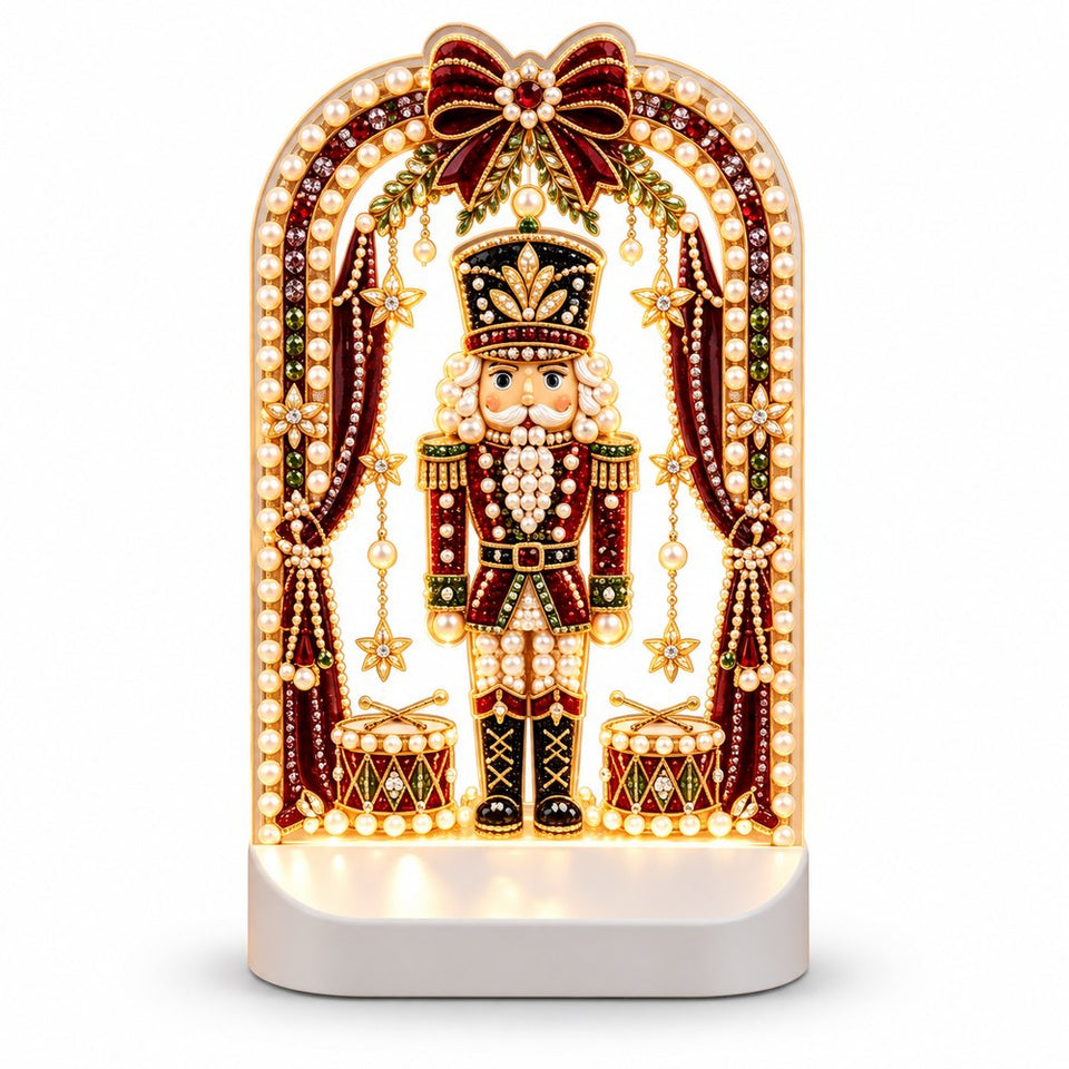 Diamond Painting Nachtlamp - Kerstnotenkraker