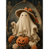 Het Spookportret - Premium Parel Diamond Painting - Diamond Painting