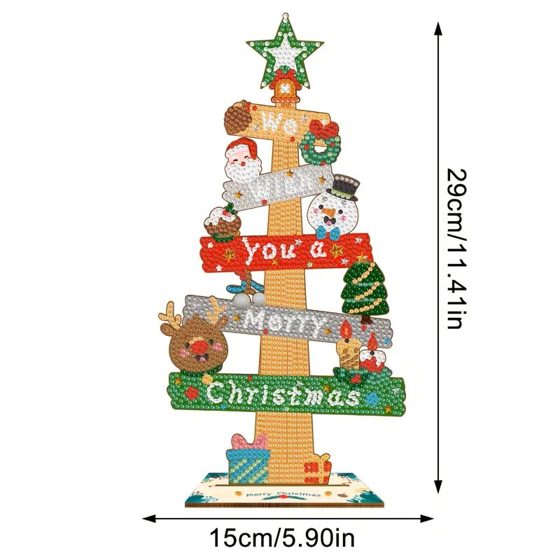 Diamond Painting Ornament - Merry Christmas