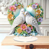 Diamond Painting Ornament - Witte Duiven