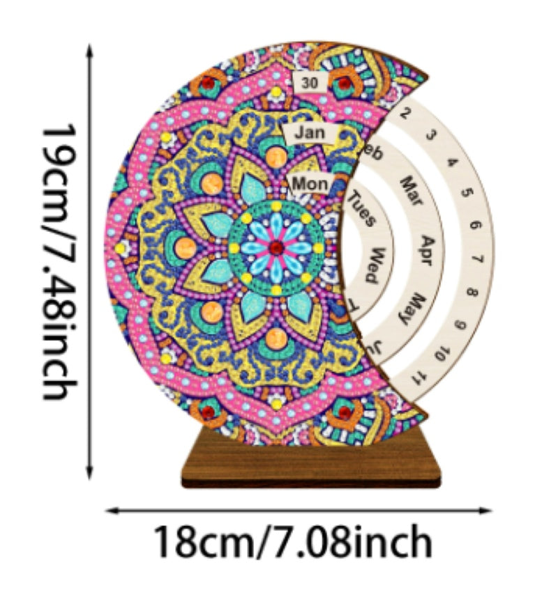 Diamond Painting Eeuwige Kalender | Mandala