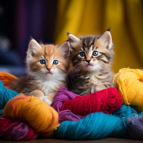 Kittens in het Wol