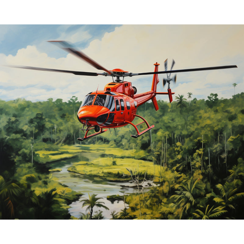 Rode Helikopter