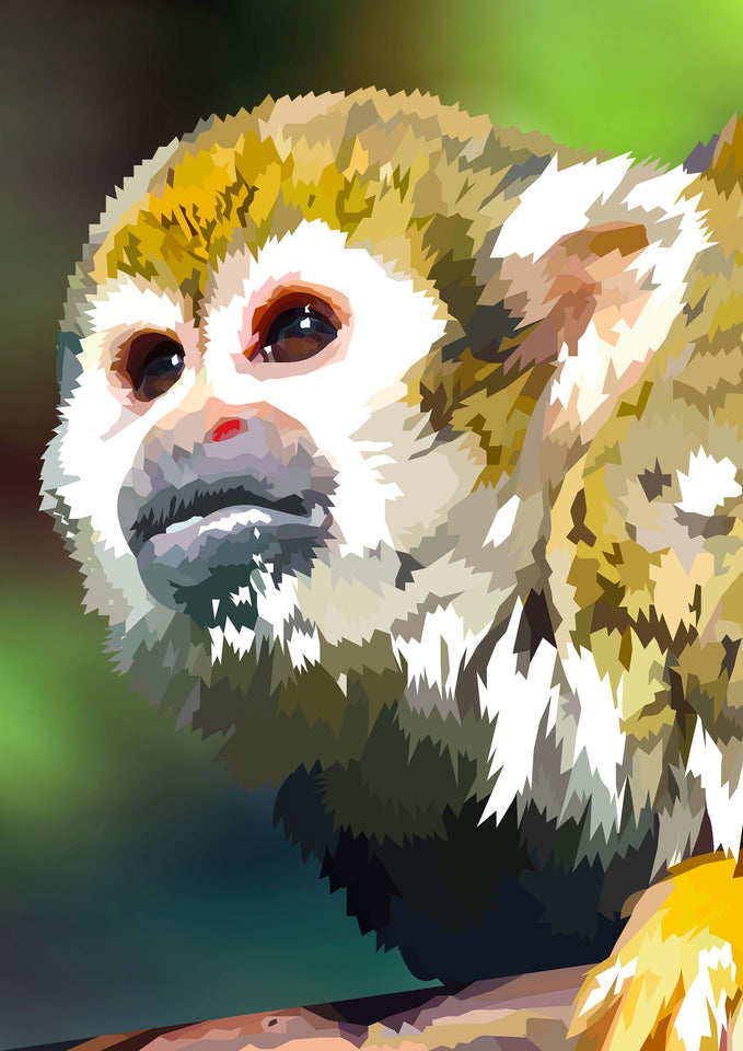 Doodshoofdaap | Exclusieve Diamond Painting