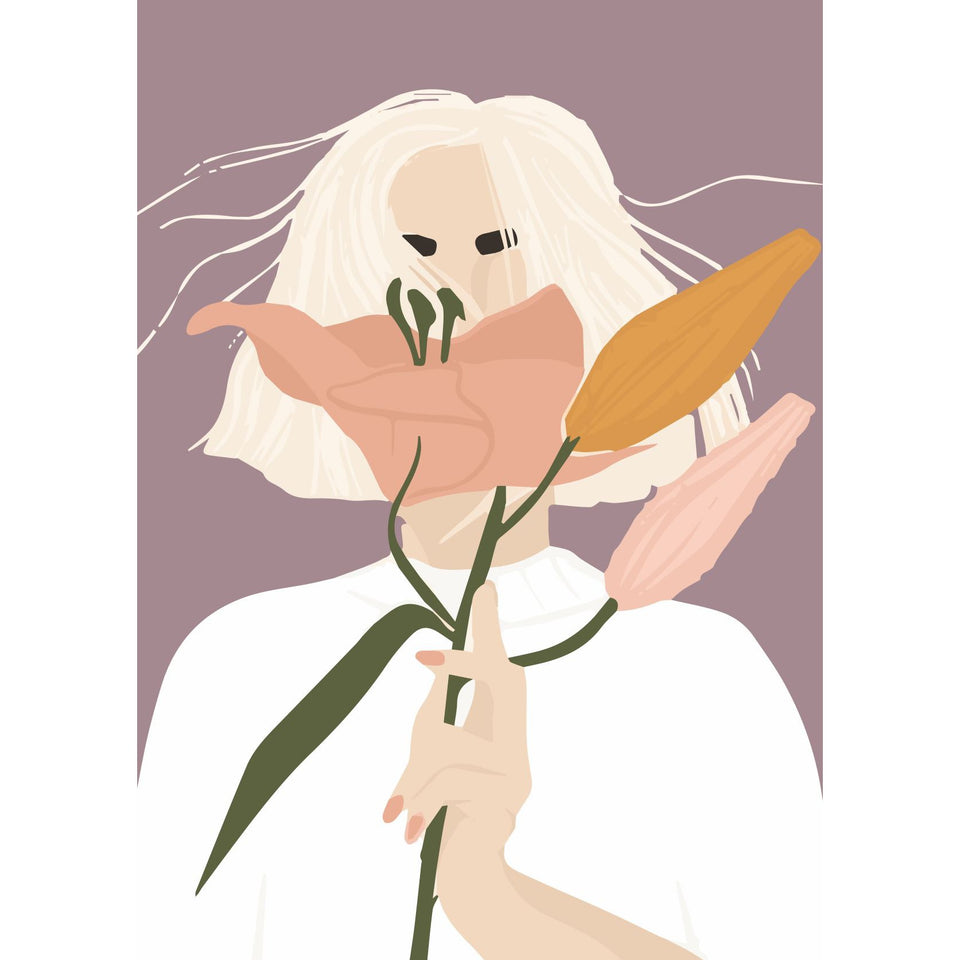 Meisje Met Bloemen | #Blijfthuis