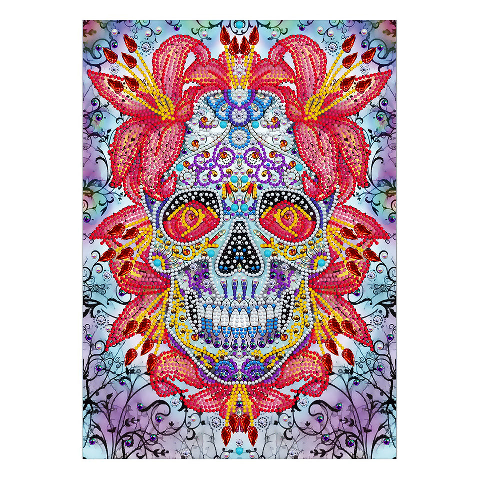 Doodshoofd Glow In The Dark | Diamond Painting