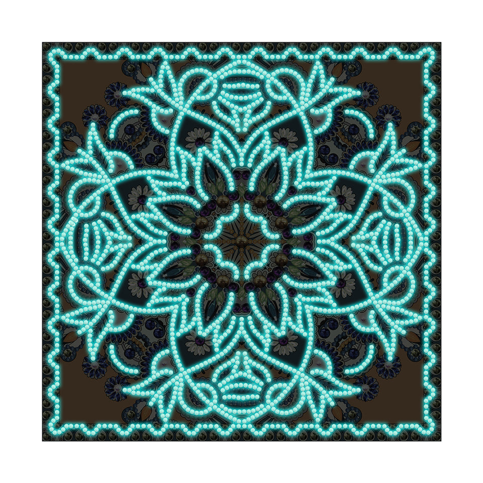 Mandala Glow In The Dark | Diamond Painting