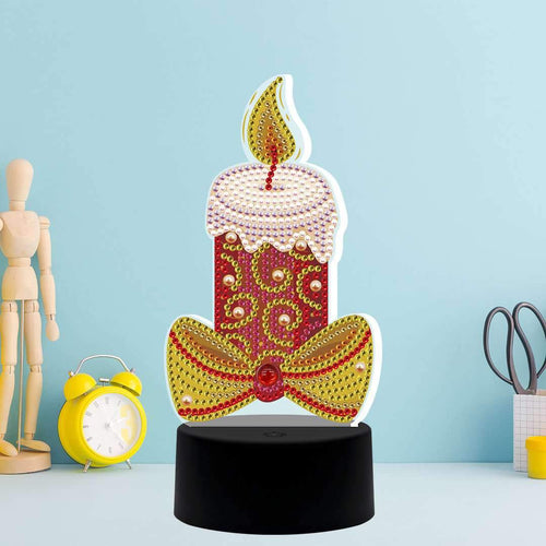 Kerstkaars LED Lamp | Statief