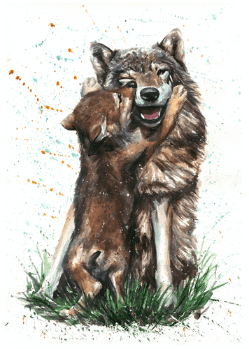 Wolf Met Jong | Diamond Painting