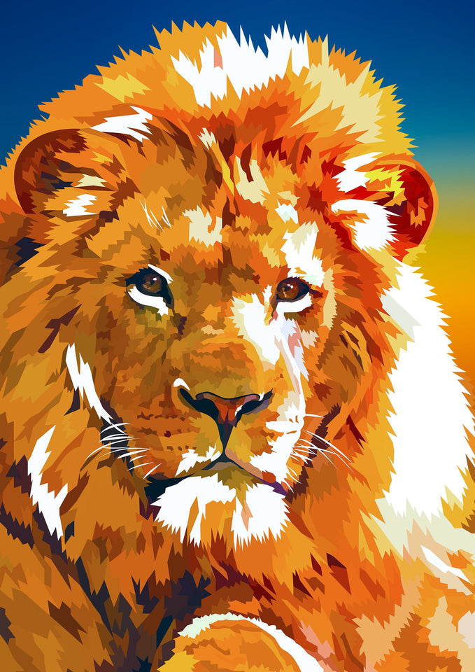 Leeuw | Exclusieve Diamond Painting