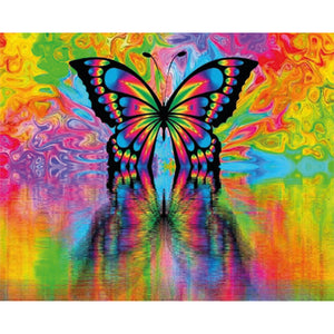 Kleurrijke Vlinder | Diamond Painting