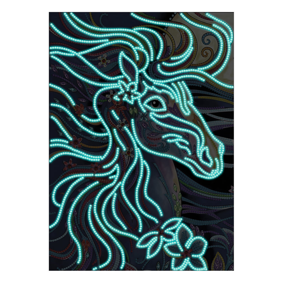 Paard Glow In The Dark | Diamond Painting