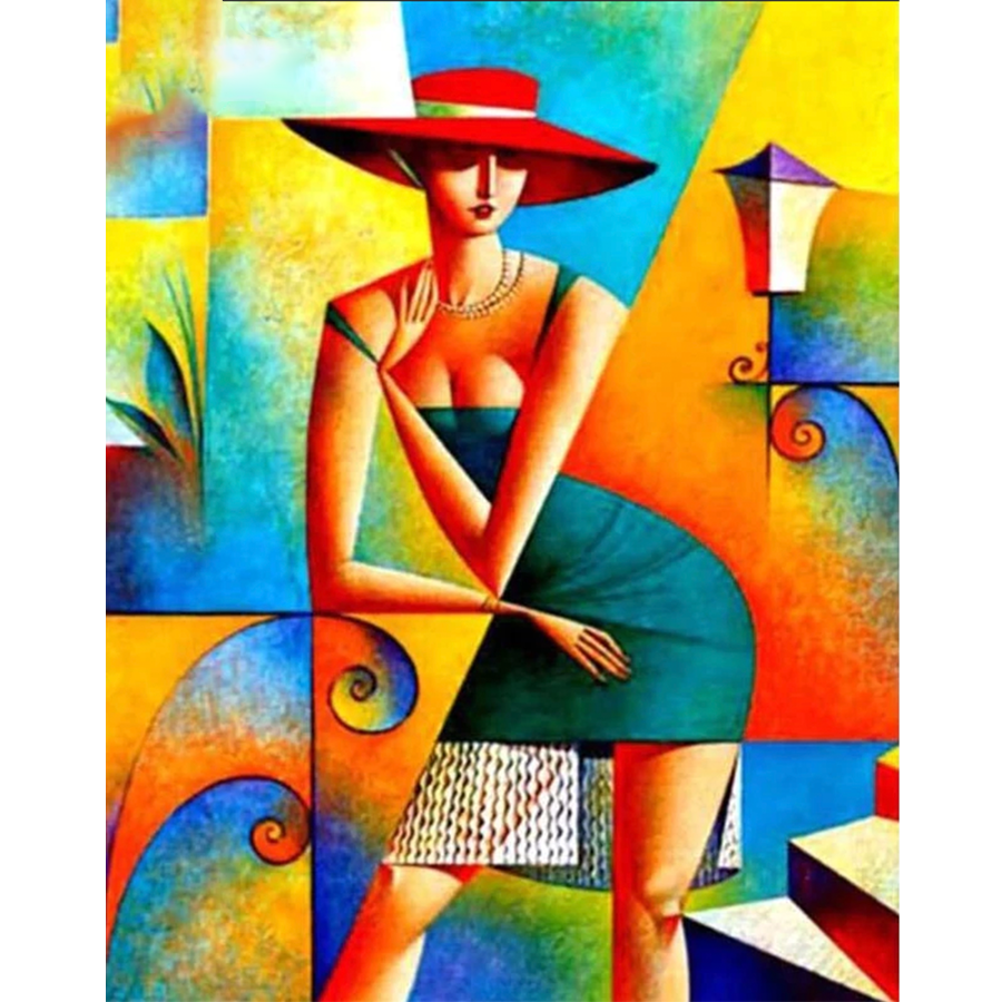 Vrouw Abstract