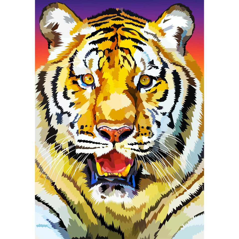 Tijger | Exclusieve Diamond Painting