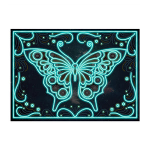 Vlinder Glow In The Dark | Diamond Painting
