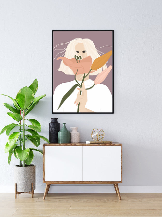 Meisje Met Bloemen | #Blijfthuis