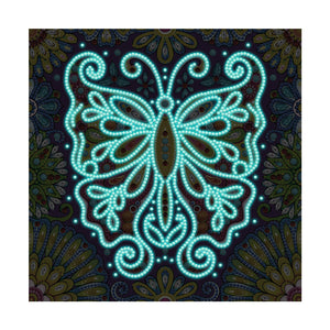 Vlinder Glow In The Dark | Diamond Painting