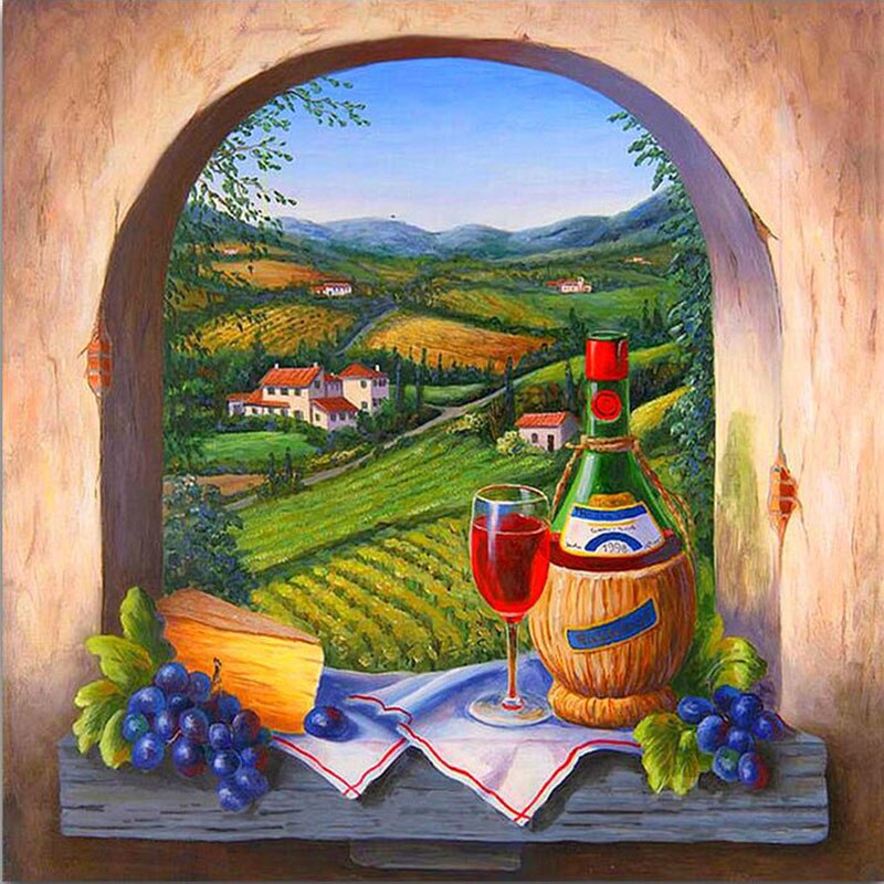 Toscaans Landschap | Diamond Painting