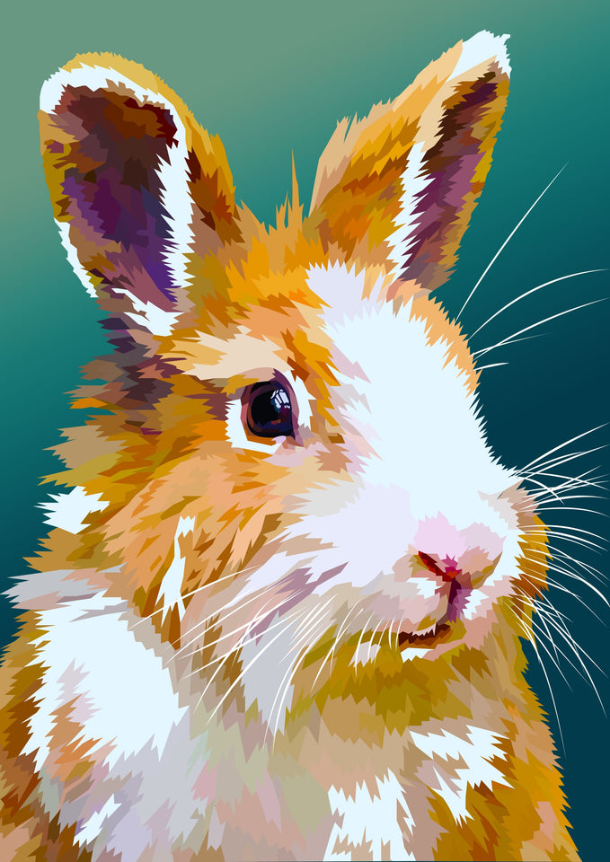 Konijn | Exclusieve Diamond Painting