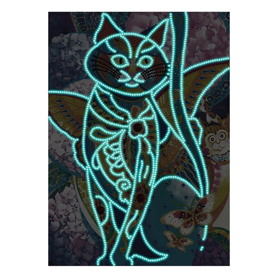 Kat Glow In The Dark | Diamond Painting