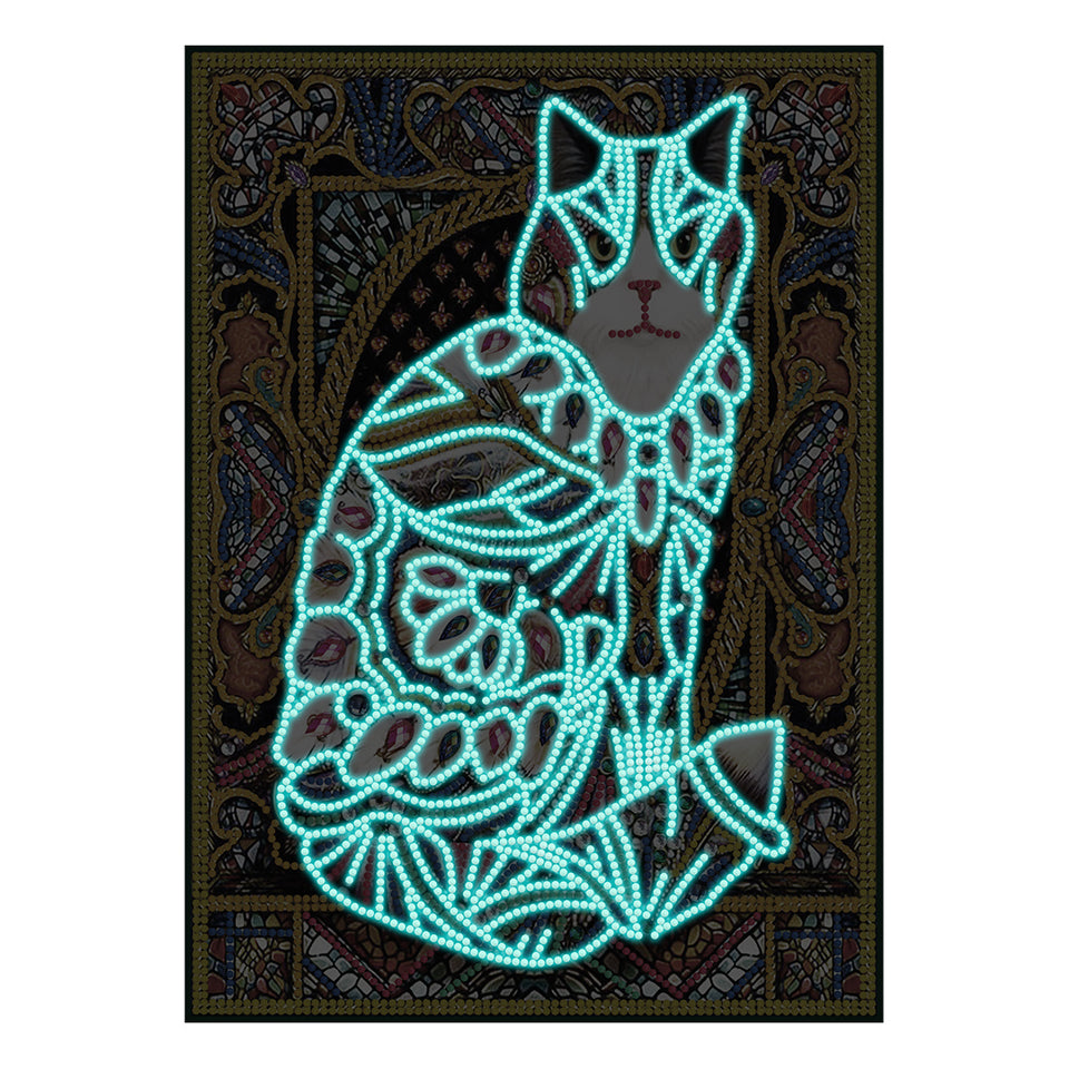 Kat Glow In The Dark | Diamond Painting