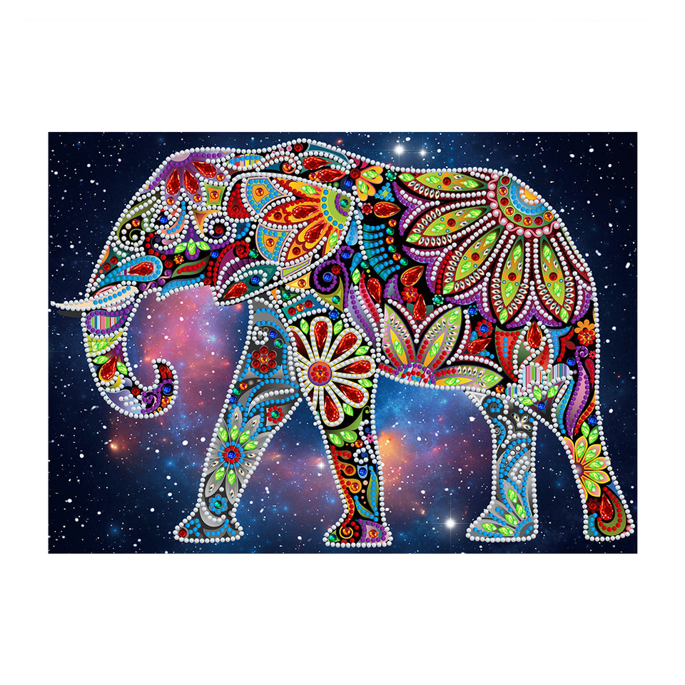 Olifant Glow In The Dark | Diamond Painting