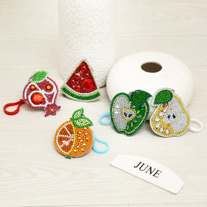 Fruit Sleutelhangers | 5 Stuks