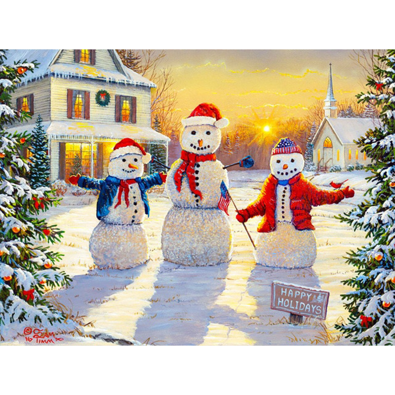 Sneeuwpoppen | Diamond Painting