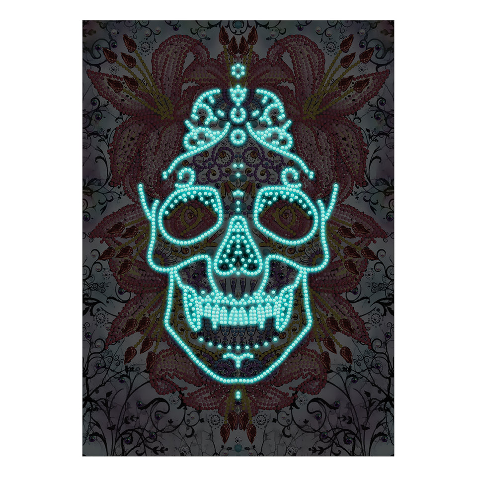 Doodshoofd Glow In The Dark | Diamond Painting