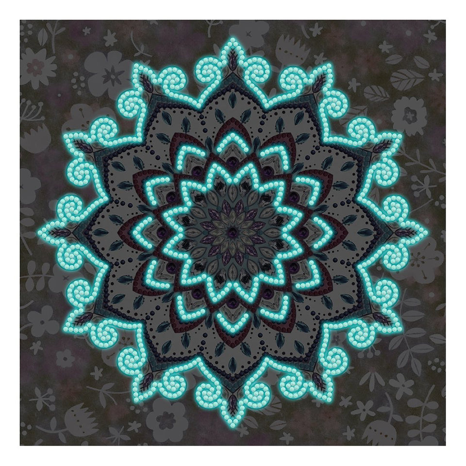 Mandala Glow In The Dark | Diamond Painting