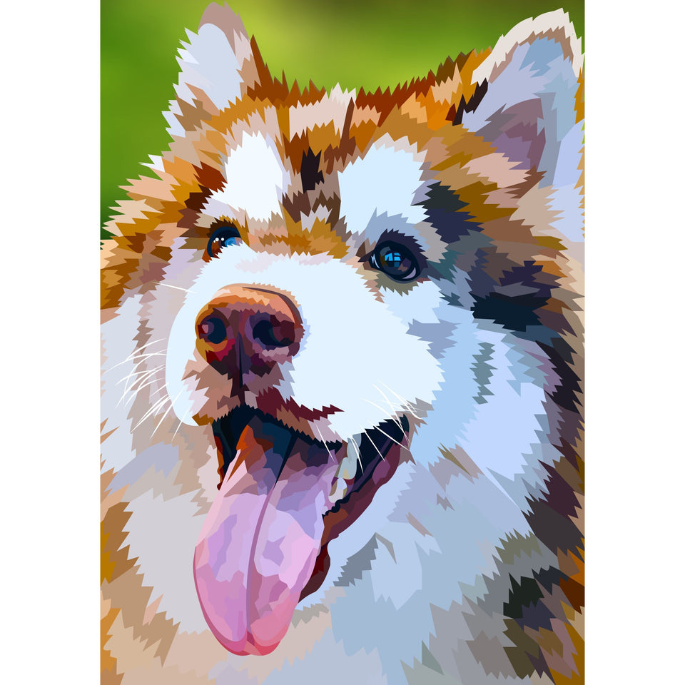 Husky | Exclusieve Diamond Painting