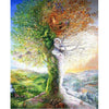 4 Seizoens Boom | Diamond Painting