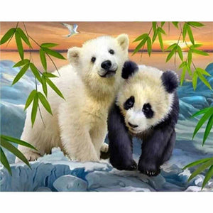 IJsbeer & Panda | Diamond Painting
