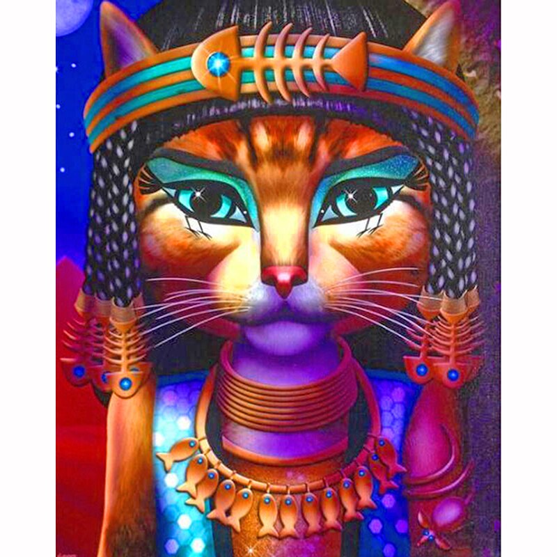 Egyptische Kat | Diamond Painting
