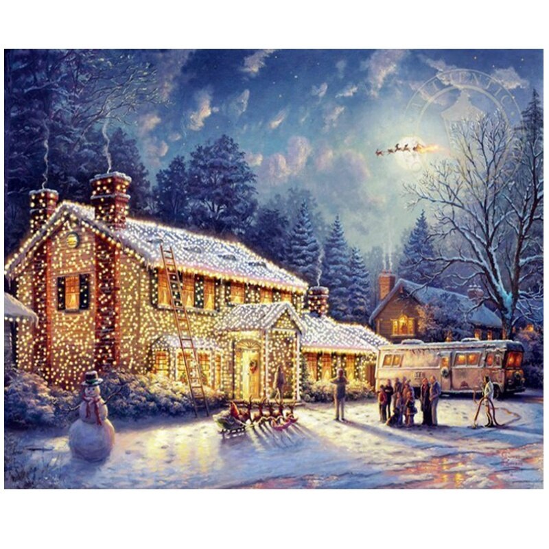 Winterlandschap | Daimond Painting